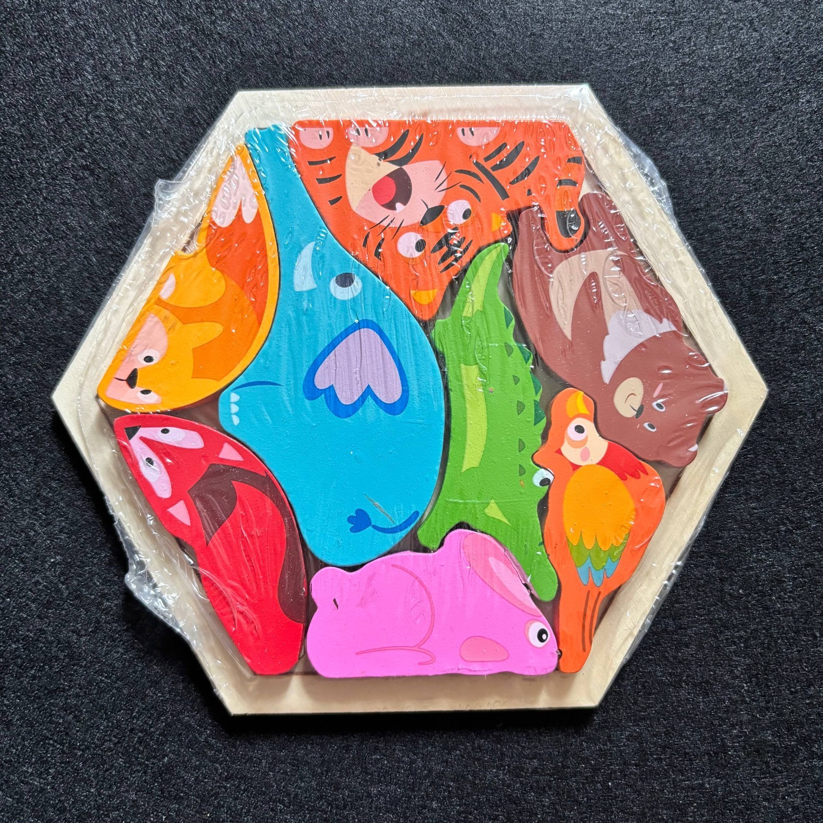 7 In 1 Kids Montessori Educational Wooden Toys Children Busy Board