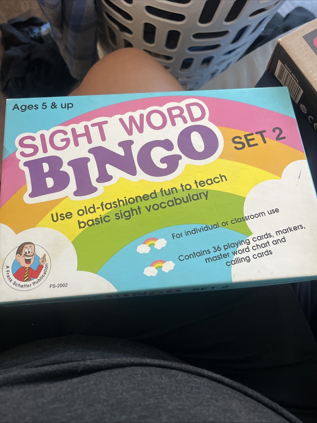 Frank Schaeffer Publications Sight Word Bingo Set 2 Ages 5 &Up Homeschool