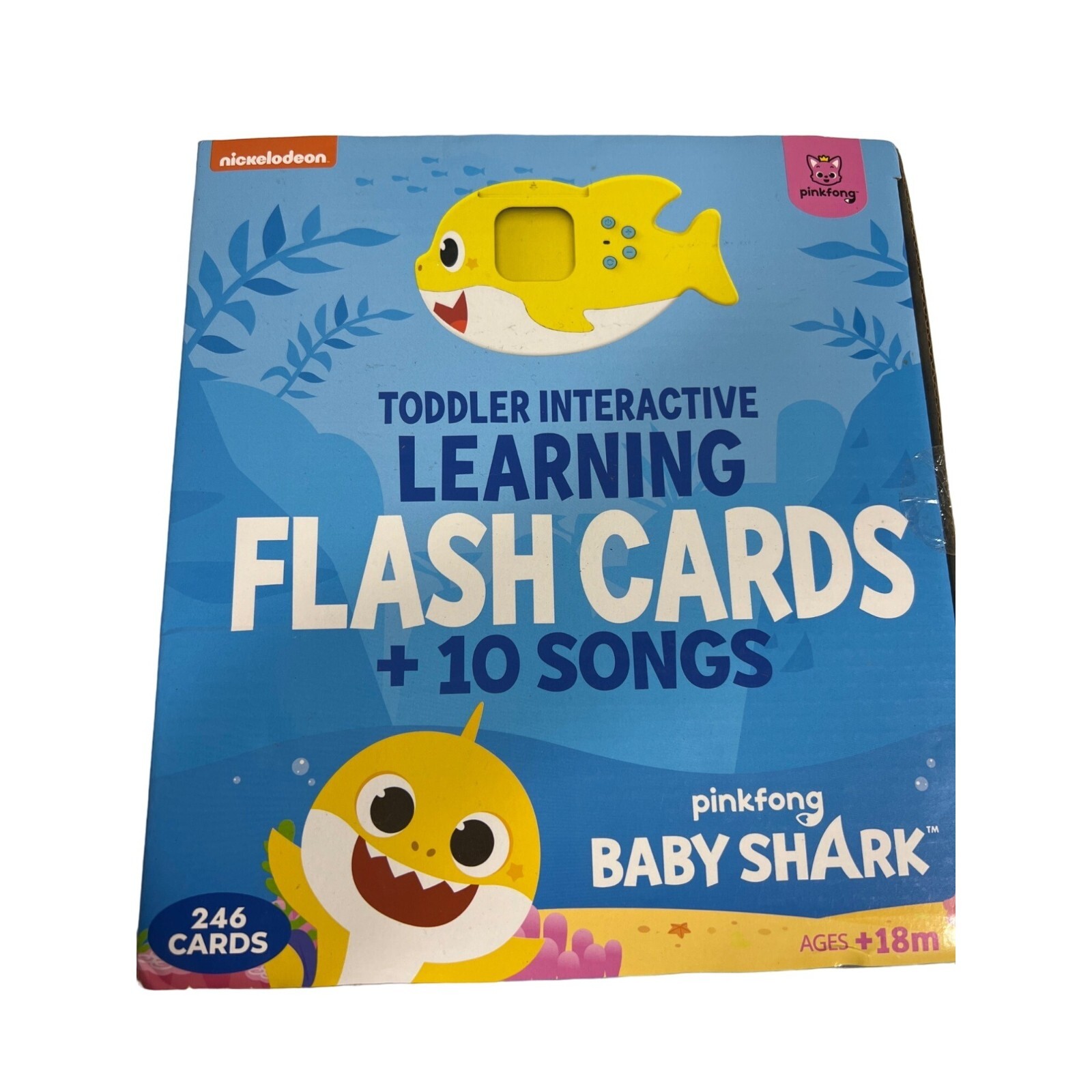 Baby Shark Flash Cards for Toddlers 2-4 Years | Sensory Toys – Open Box