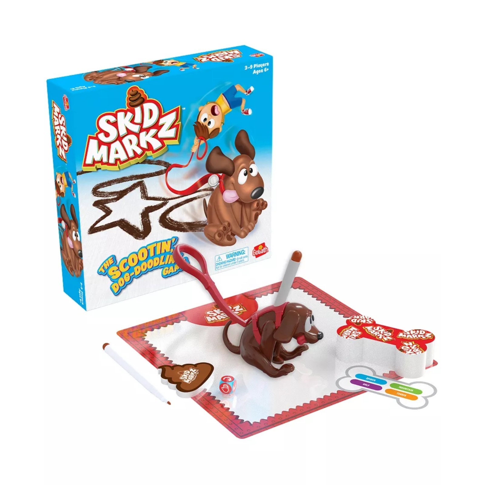 Goliath Games Skid Markz Drawing & Guessing Party Game 3-9 Players Ages 6+