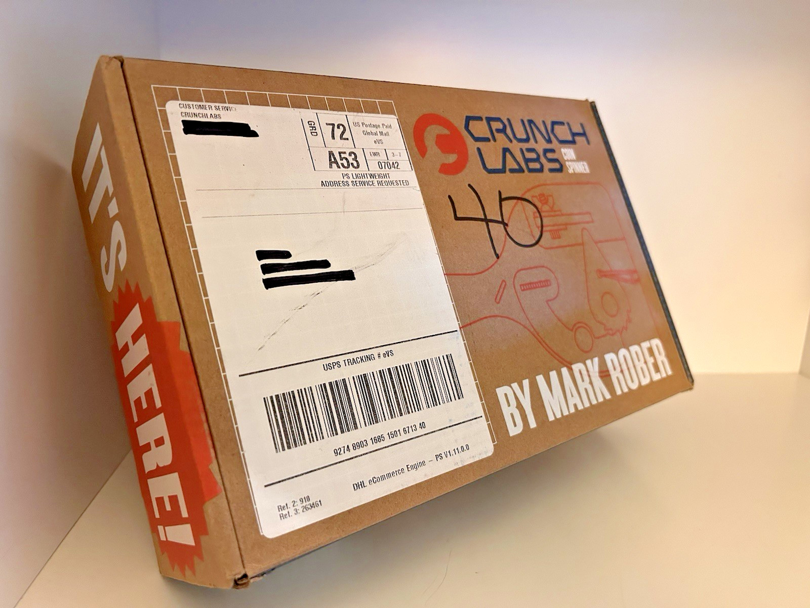 Crunch Labs Build Box by Mark Rober Year 1: Coin Spinner (BUILT)