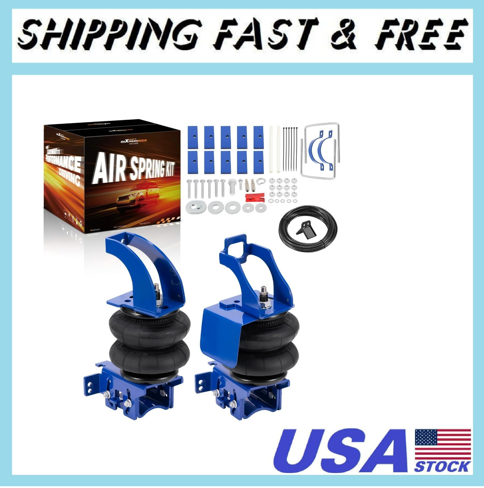 5000 lbs Rear Air Suspension Bags Kit for Ford F-250 F-350 2011-2016 and F-450
