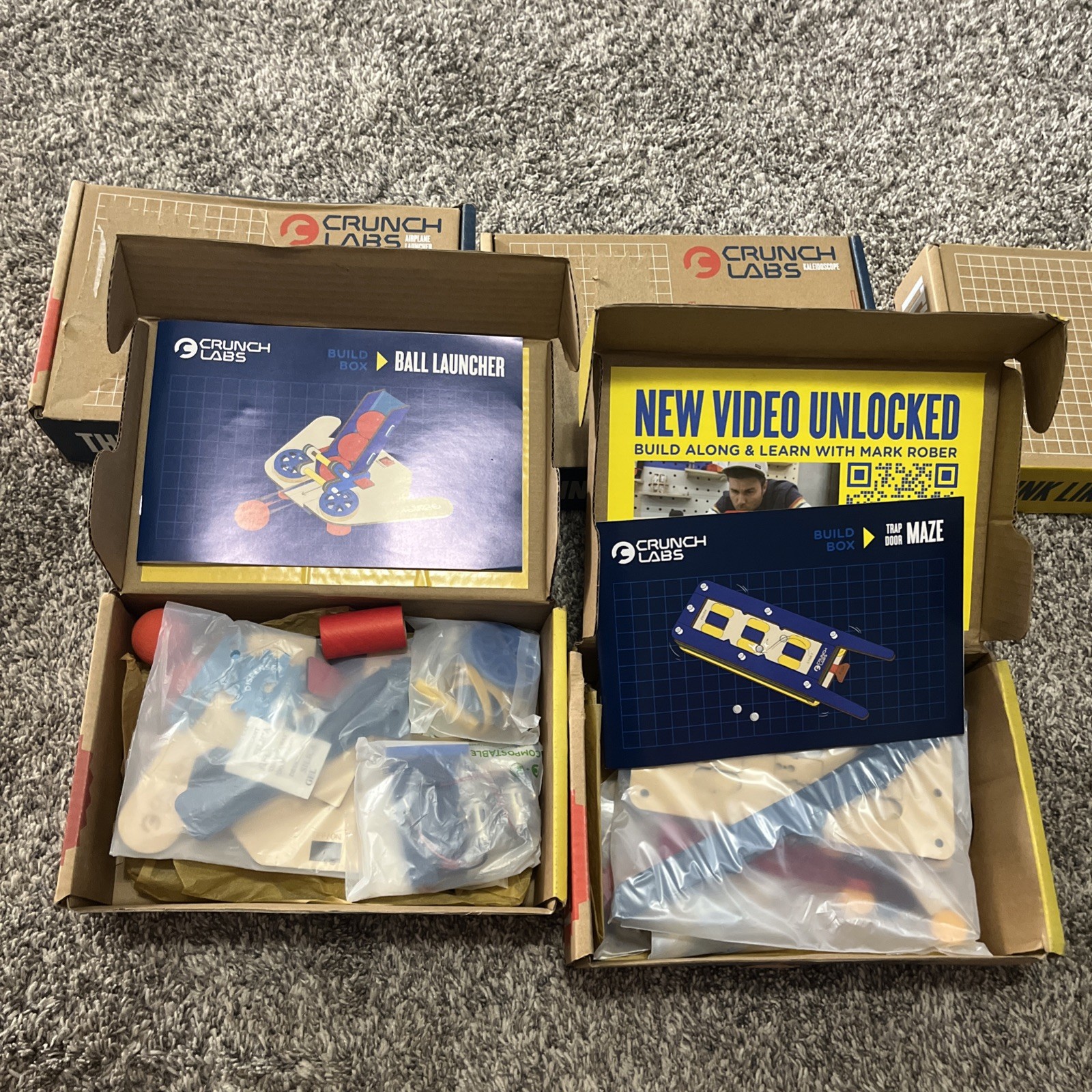 Lot of 9 – Crunch Labs Build Box by Mark Rober Hands on Engineering (Ages 8-13)