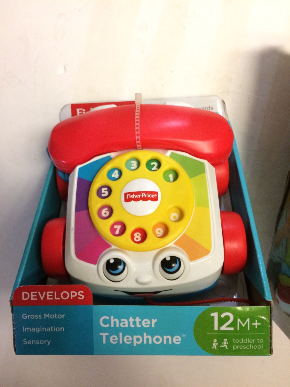 Infantino Funny Faces Ring Stacker & Fisher-Price Chatter Telephone