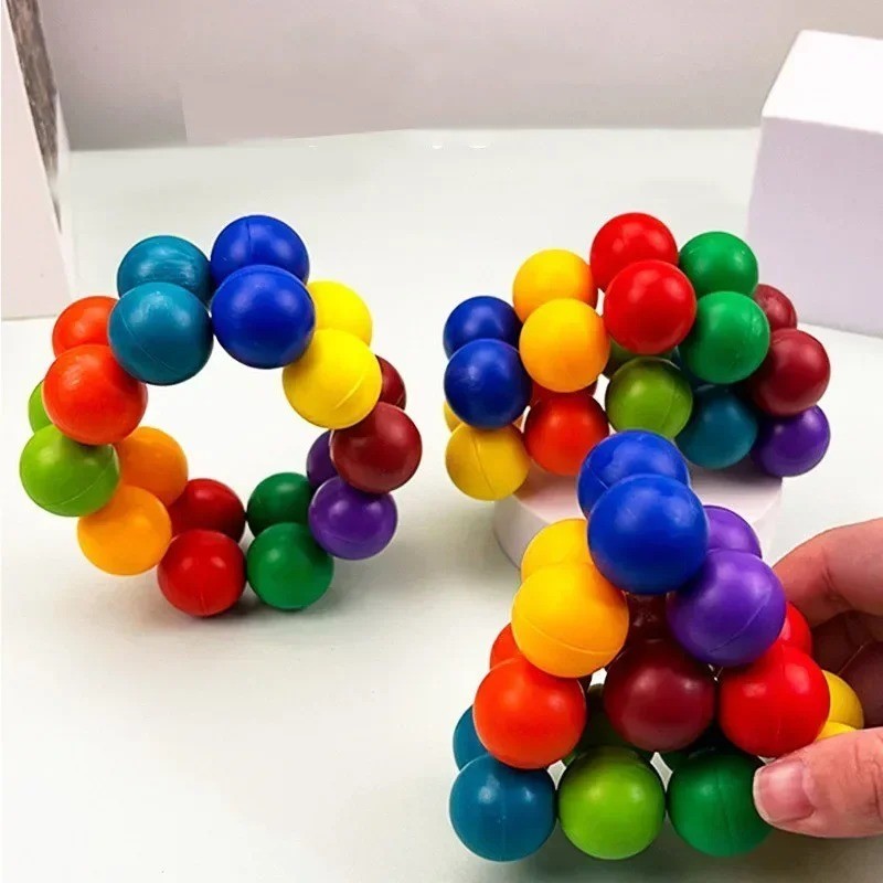 3D Puzzle Fidget Ball Endless Twist Stress Relief Toy Desk Sculpture