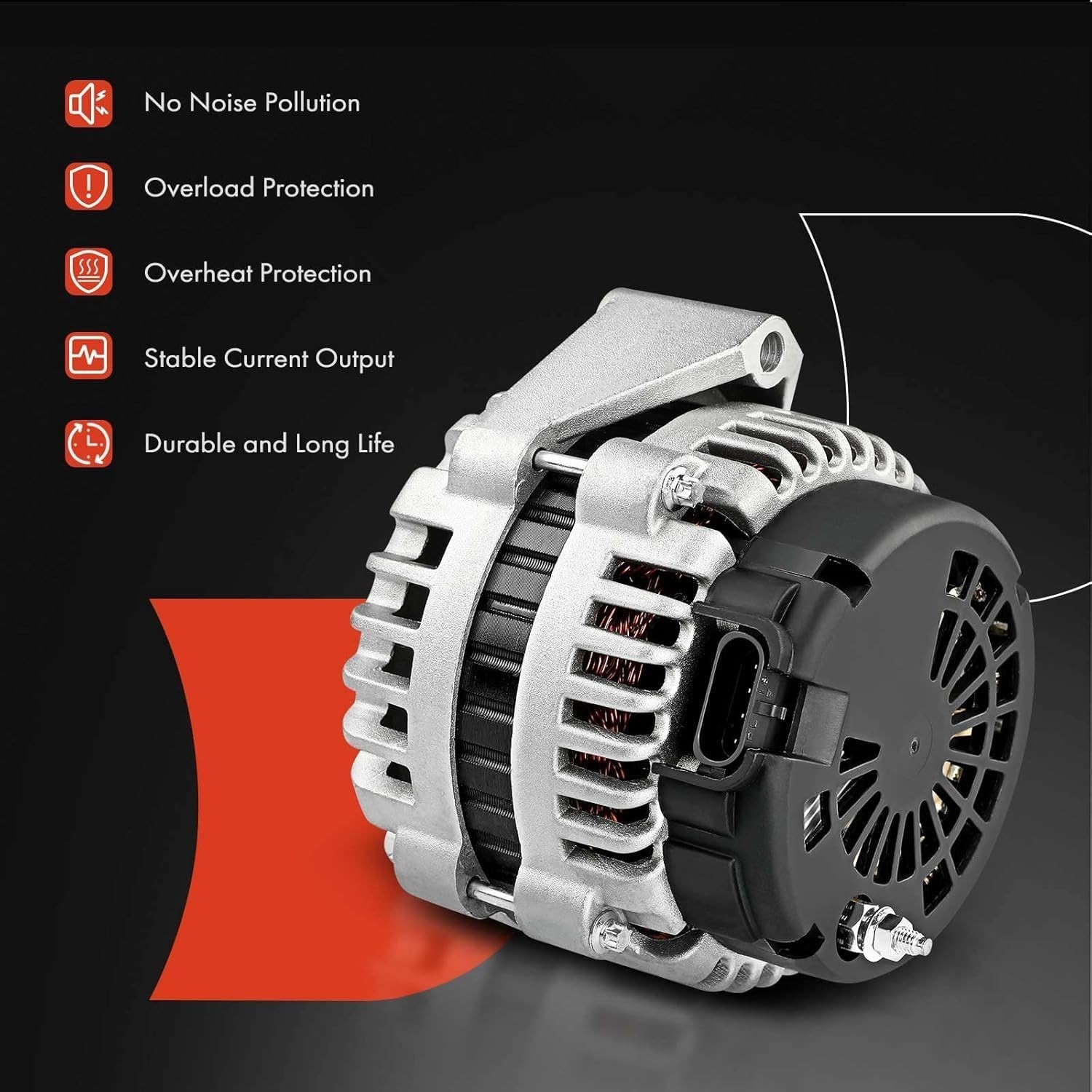 A-Premium Alternator Compatible with Chrysler Intrepid 2002-2004 3.5L, Concor…