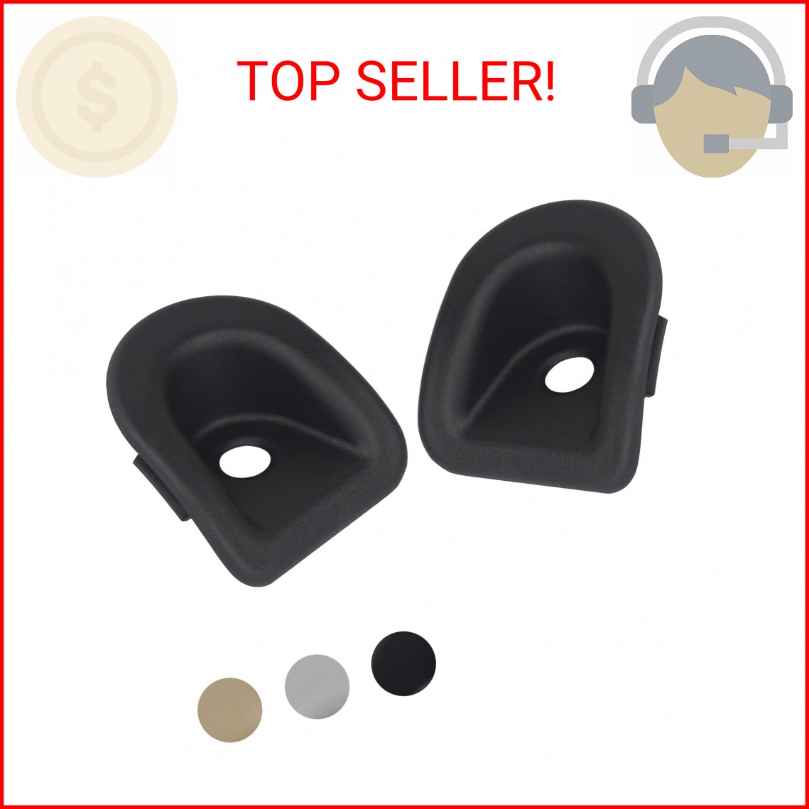 TQPONLY Door Panel Trim Lock Grommet,Compatible with 2005-2014 Ford Mustang Left