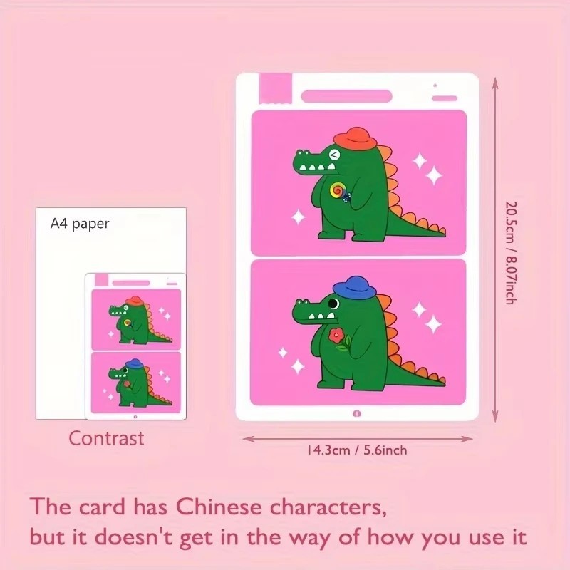 Educational Fault Finding Game Reusable Wiping Paper for Focus Attention Trainin