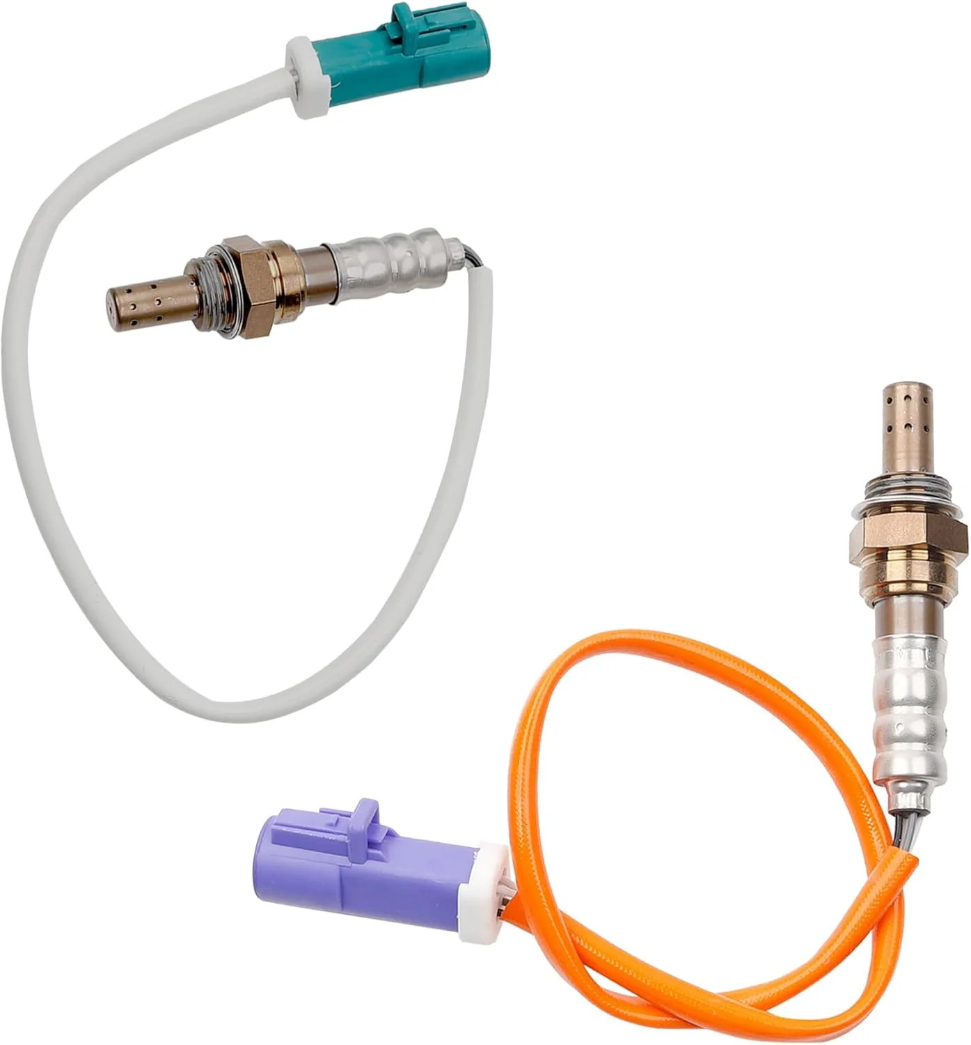 Dasbecan Oxygen O2 Sensor Set Upstream and Downstream Compatible with Ford Fiest