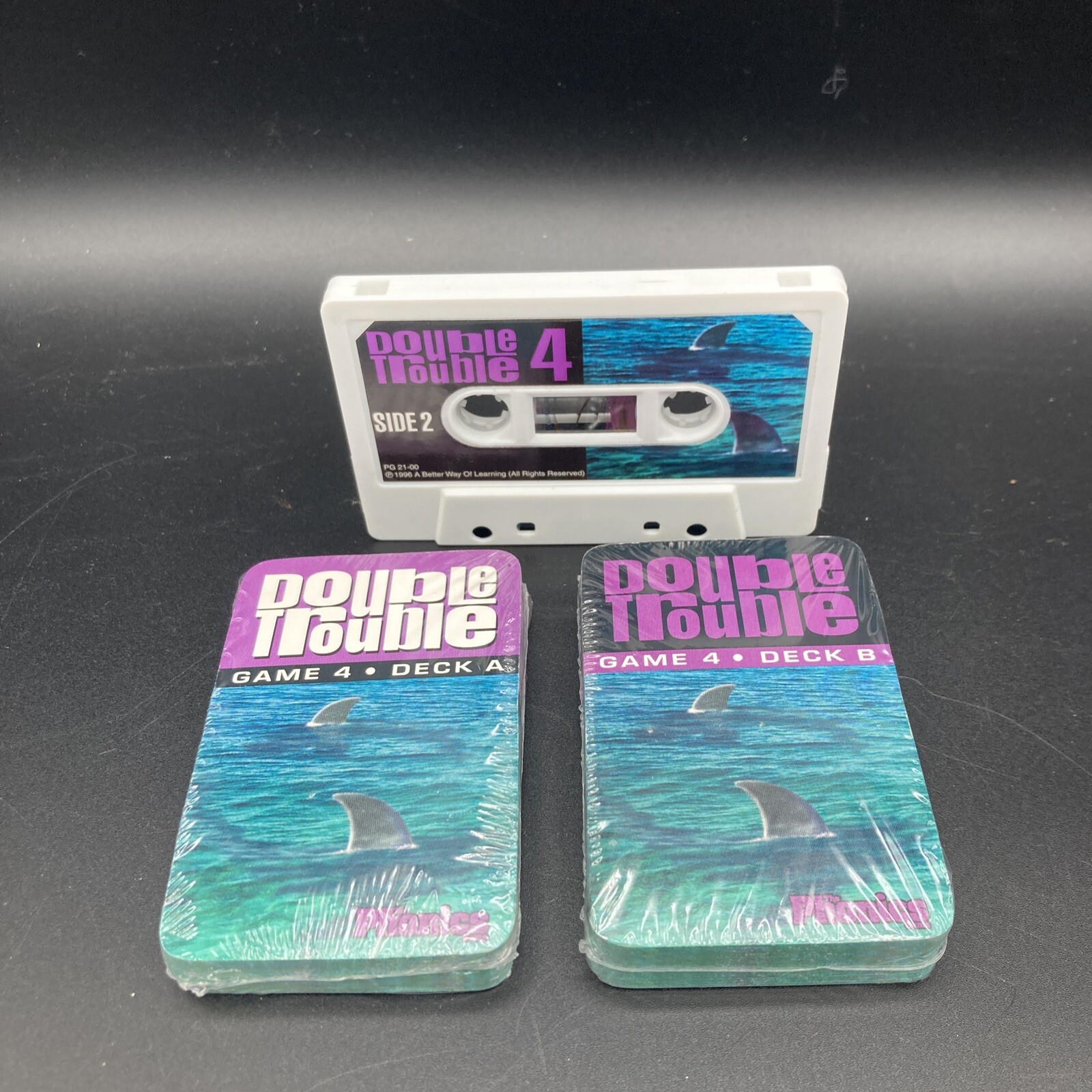 The Phonics Game Replacement Cards and Cassette Game 4 Double Trouble NEW SEALED