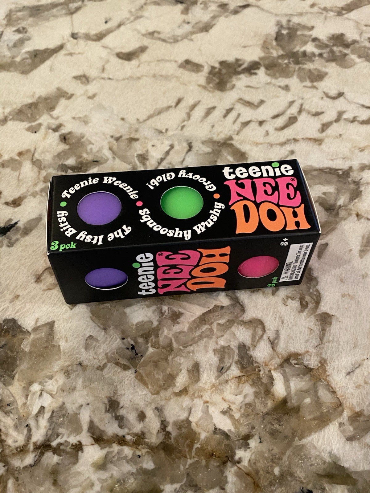 NeeDoh Teenie 3 Pack Mini Nee Doh AUTHENTIC