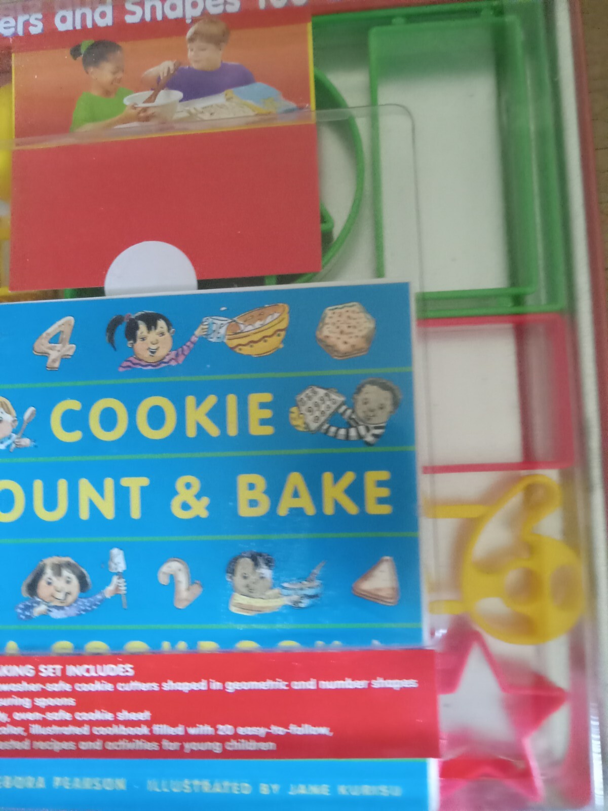 Cookie Count Bake: A Cookbook and Cutter Set – Paperback – GOOD
