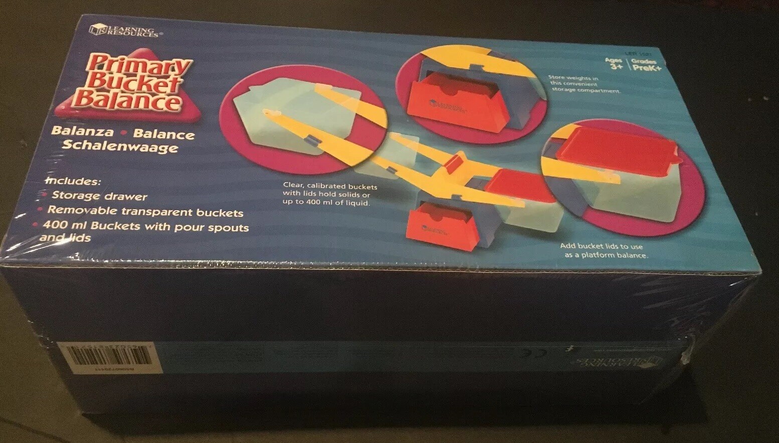 Learning Resources Primary Bucket Balance LER 1521 ~ New