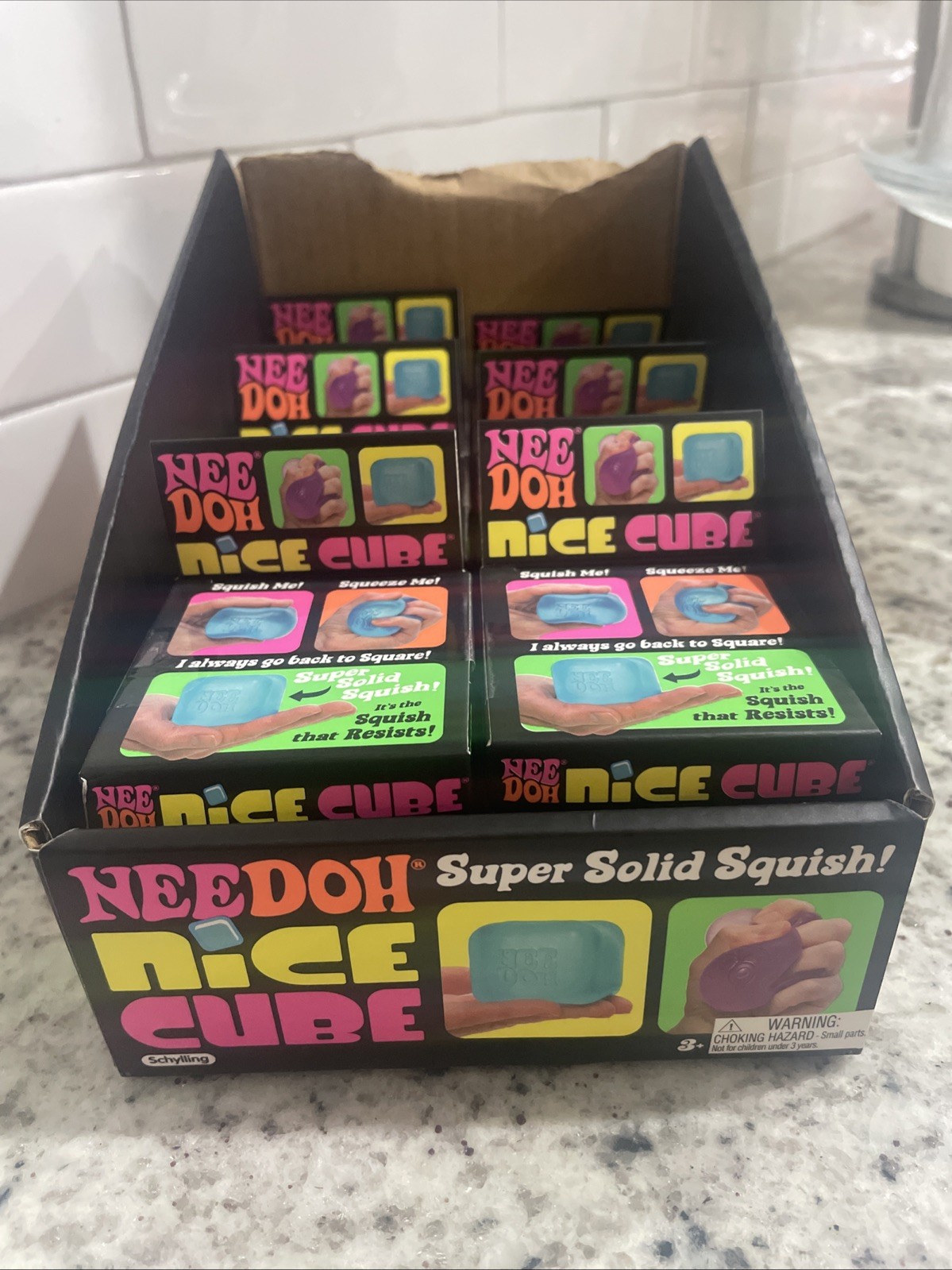 Nee Doh Nice Cube (6 Cubes) With Display Box