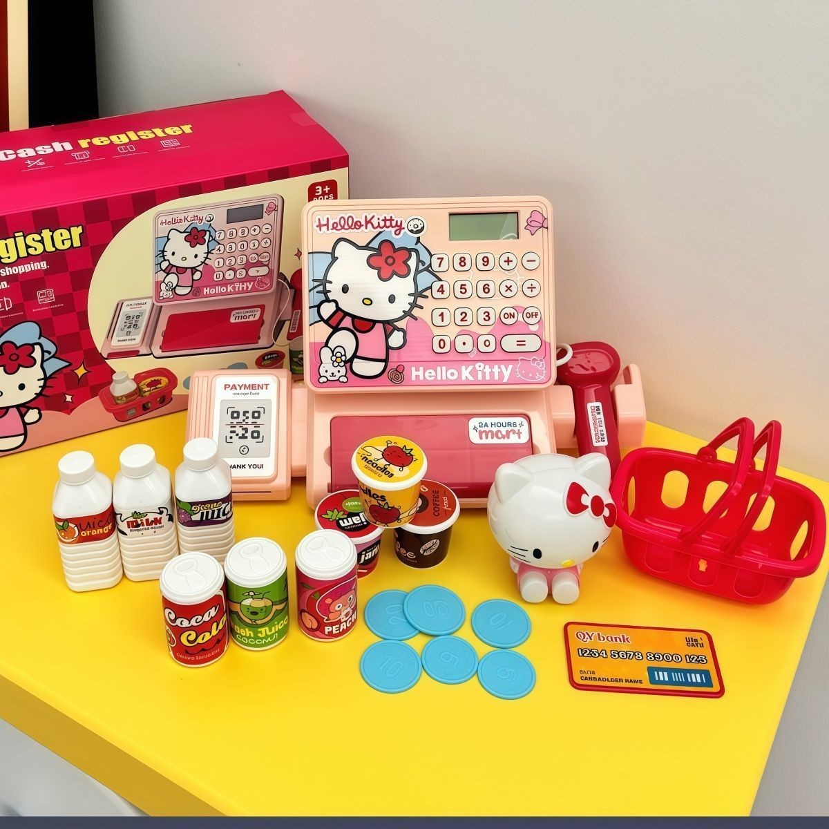 Hello Kitty Coin Counter Change Money Cash Counting Machine Bank Kids Toy sound
