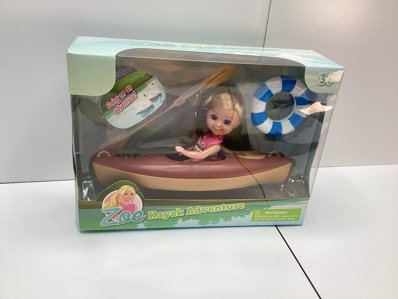 Zoe Kayak Adventure Doll Playset