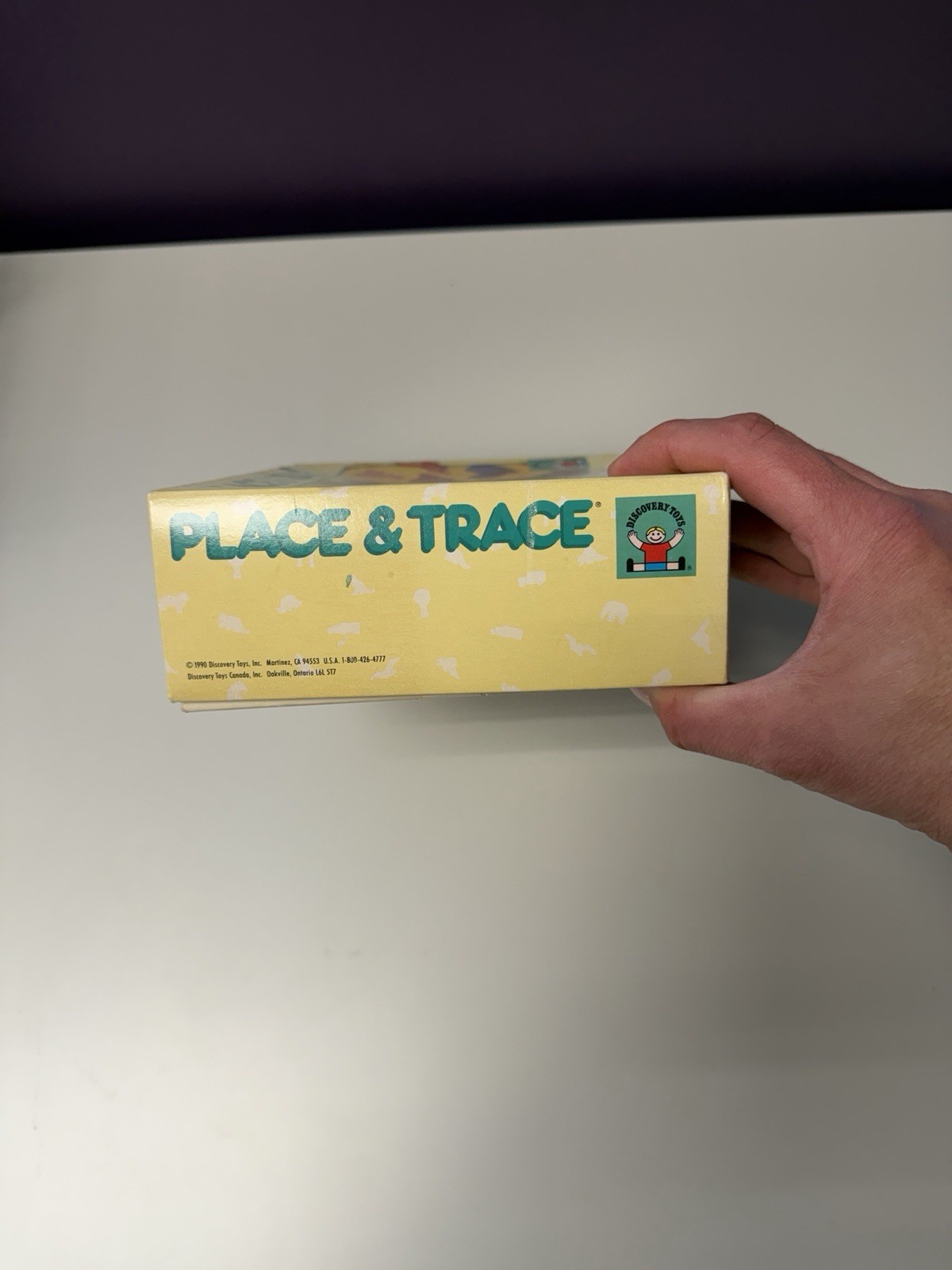 Vintage Place & Trace Puzzle Stencil Set Discovery Toys Complete 1980s/1990s