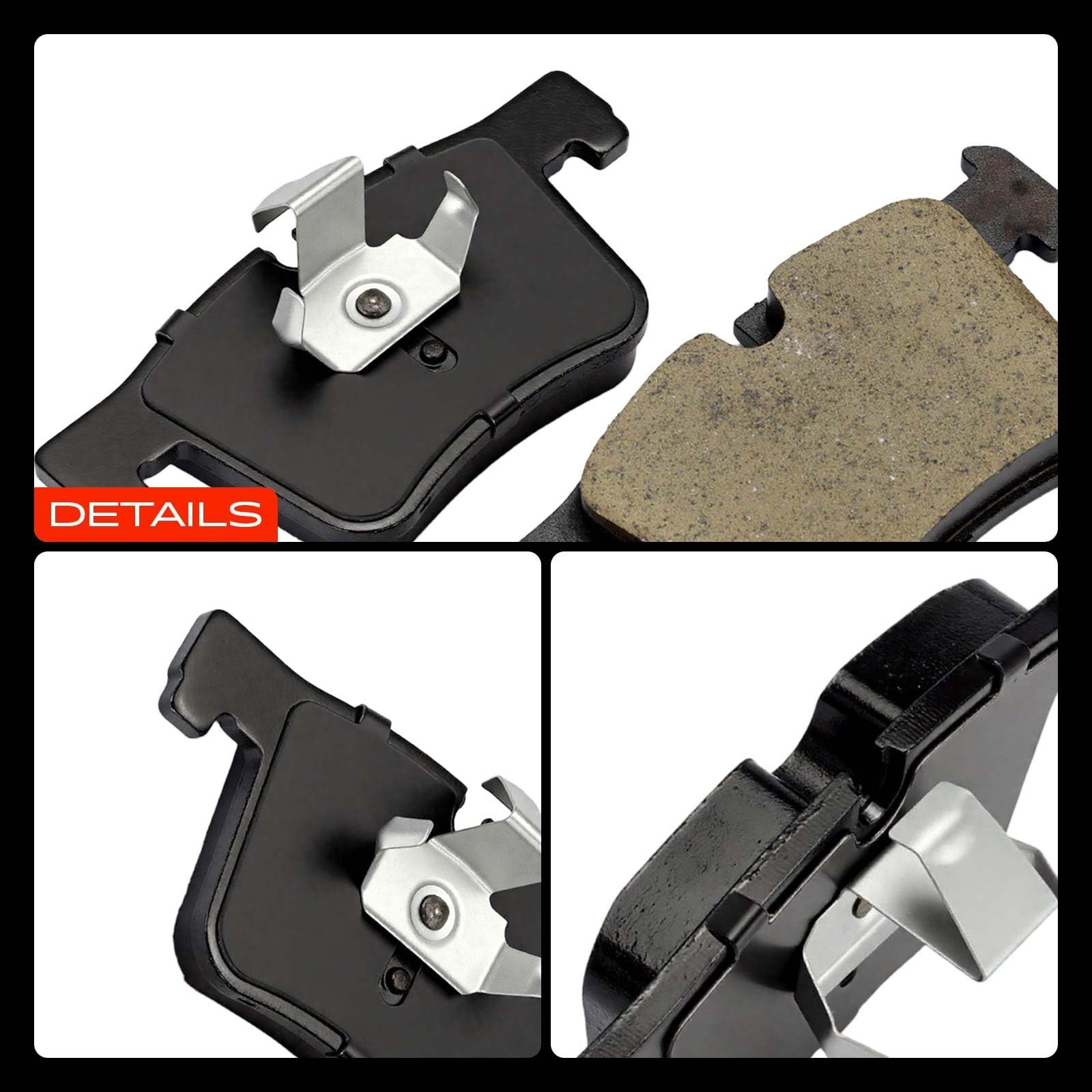 A-Premium Front Ceramic Brake Pads Set Compatible with BMW 320I, 328D xDrive,…