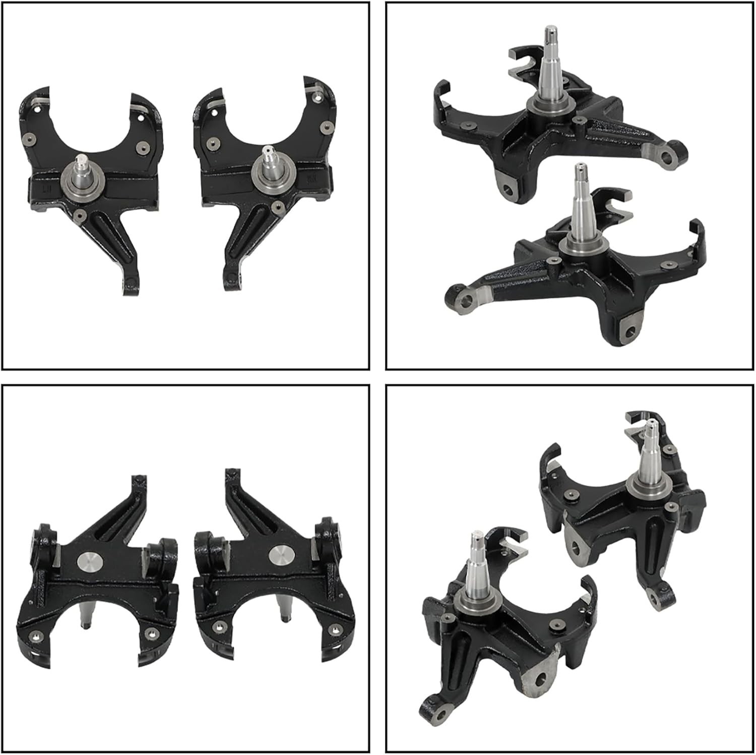 labwork 1 Pair 3 inch Drop Lowering Spindles 1.25 inch 2WD Replacement for