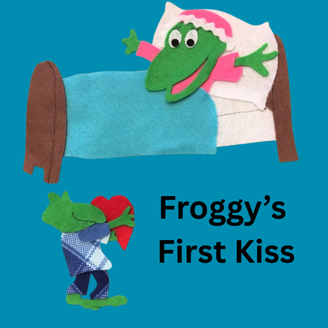 Froggy’s First Kiss Felt Set for Valentine’s Day Storytelling Fun
