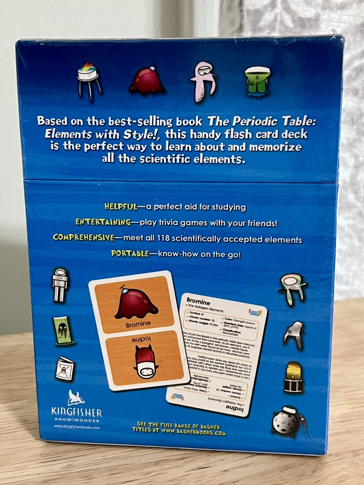 Basher Science Flashcards: Periodic Table Flash Cards SEALED NEW