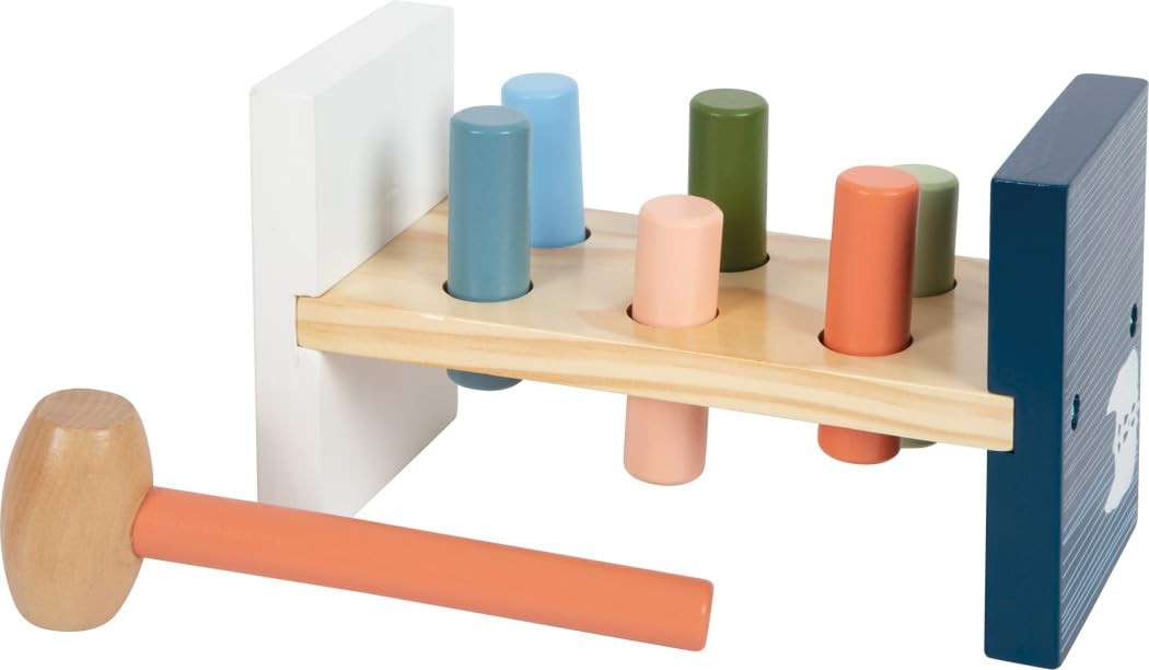 small foot Hammer Bench Arctic, Made of FSC 100%-Certified Wood, Motor Skills Le