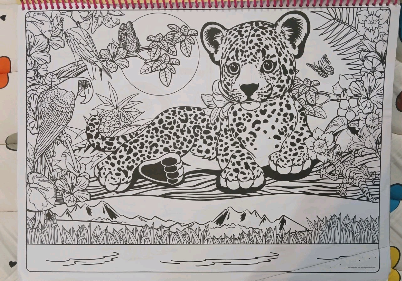 Bendon Lisa Frank Coloring and Activity Pad & Fashions Stickers 2016