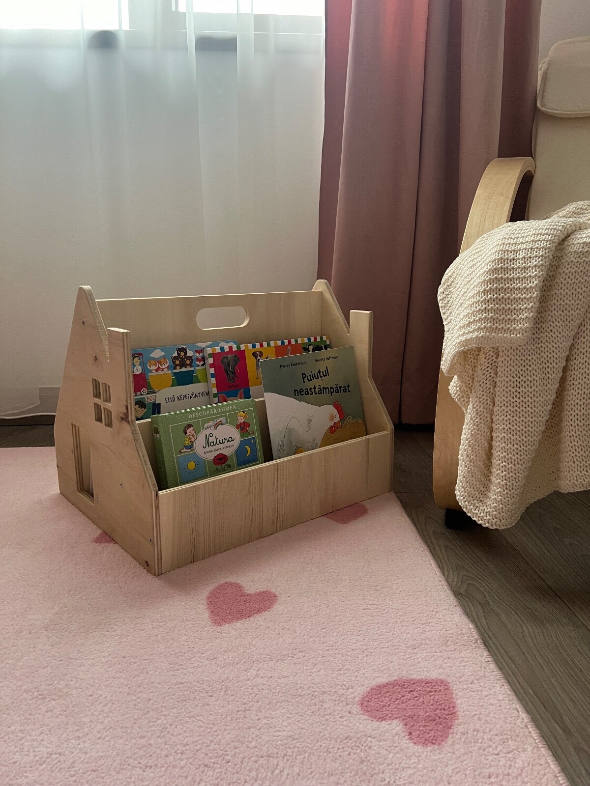 Montessori House Bookshelf for kids books
