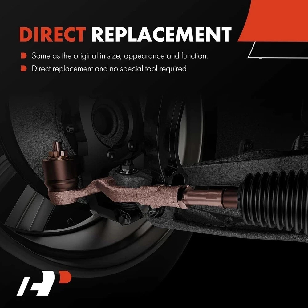 APM Set of 4, Front Inner & Outer Tie Rod End Kit, Compatible with Hyundai