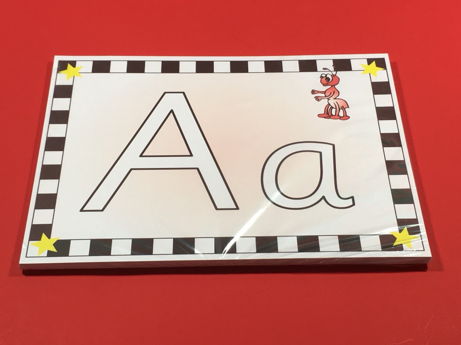 26 Alphabet Letters Cards – Binder inserts card set 8.5×11