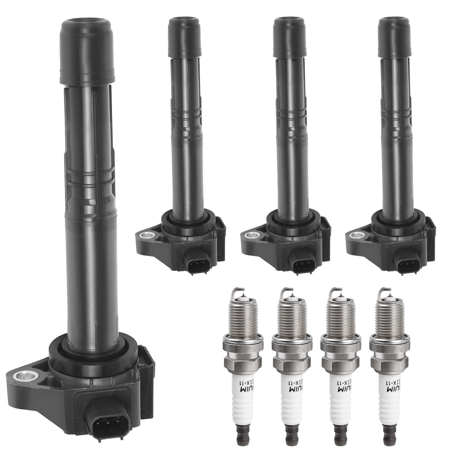 Ignition Coil Pack and Spark Plugs Kit fit for L4 2.4 2.4L 2013 2014 2015…