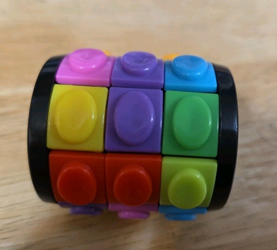 Fidget Cube 4cm Cylinder for Sensory Kids Educational Toy Game Twist Toy