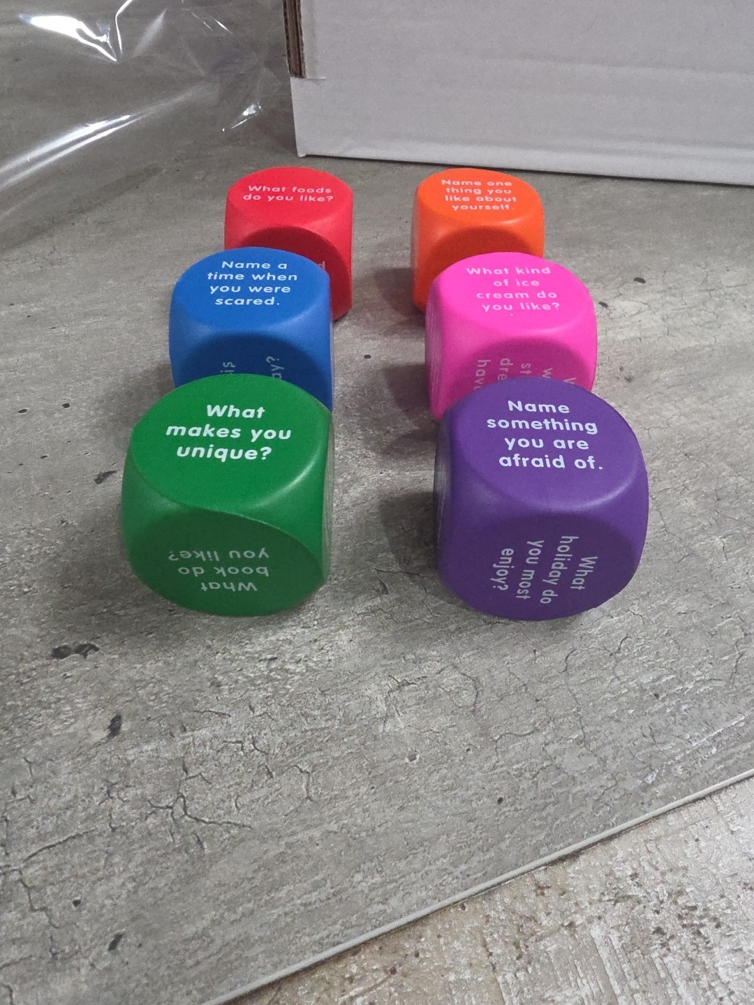 Learning Resources Conversation Cubes Educational Dice Set Classroom Counseling